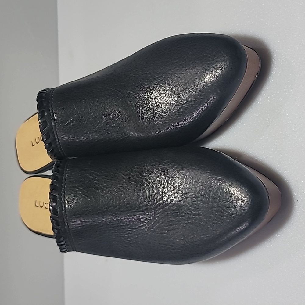 Lucky Brand black Randre clog high heel shoes size 6 M US - Picture 12 of 15
